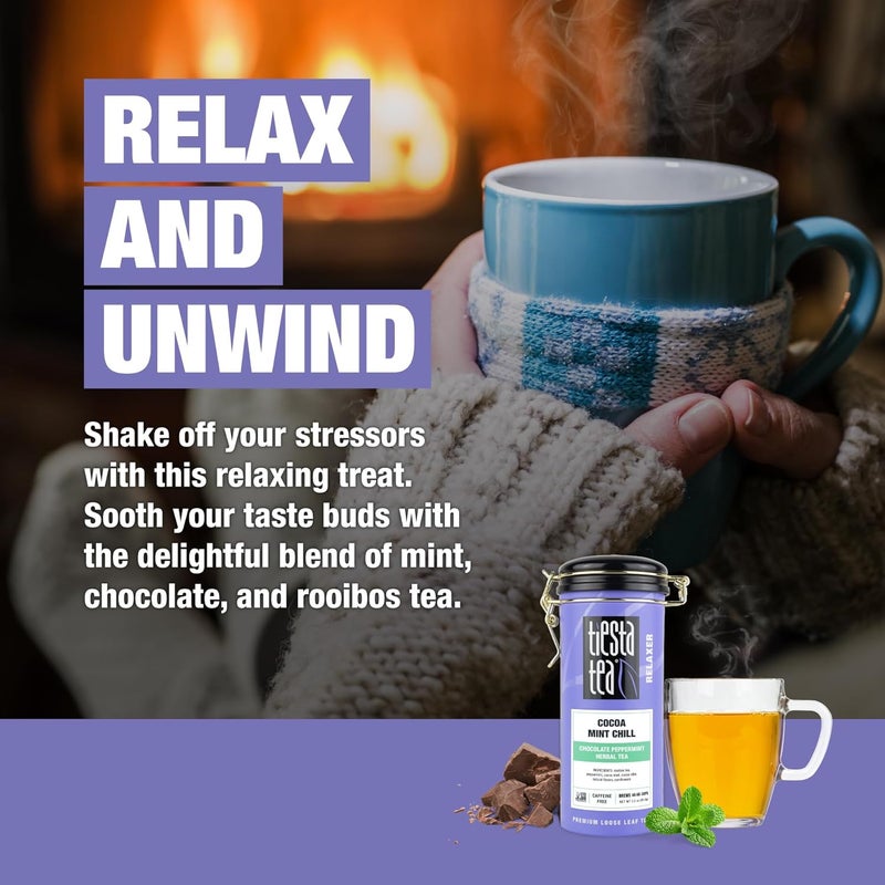 Tiesta Tea Cocoa Mint Chill Herbal Tea - Image 4